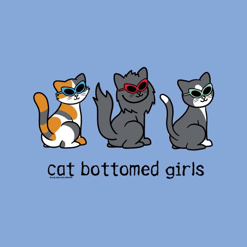 Cat Bottomed Girls - Ladies Curvy V-Neck Tee