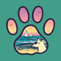 Beach Paw - Classic Long-Sleeve T-Shirt