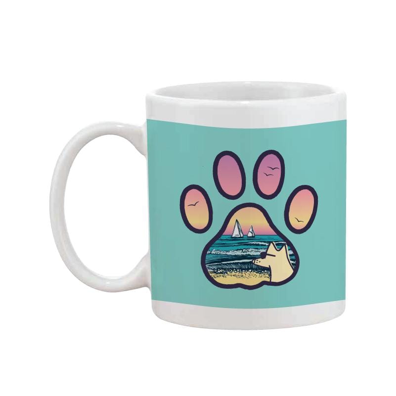 Beach Paw - Coffee Mug