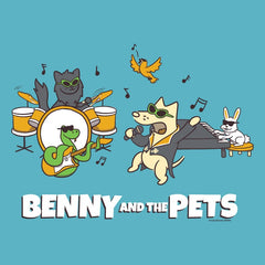 Benny And The Pets - Ladies T-Shirt V-Neck