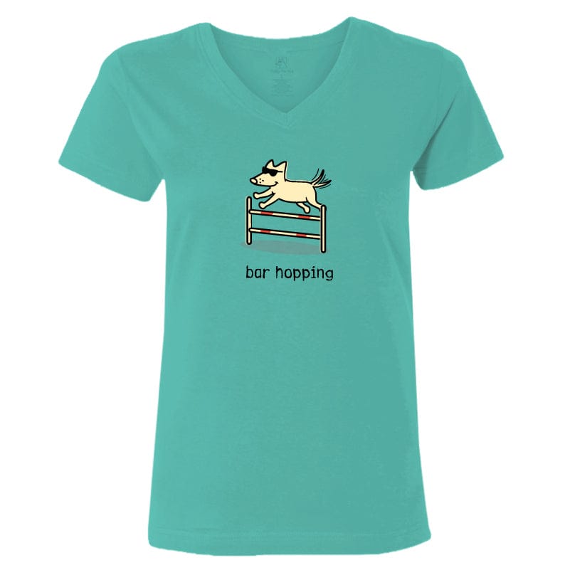 Bar Hopping - Ladies T-Shirt V-Neck