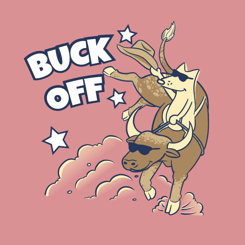 Buck Off - Ladies T-Shirt V-Neck