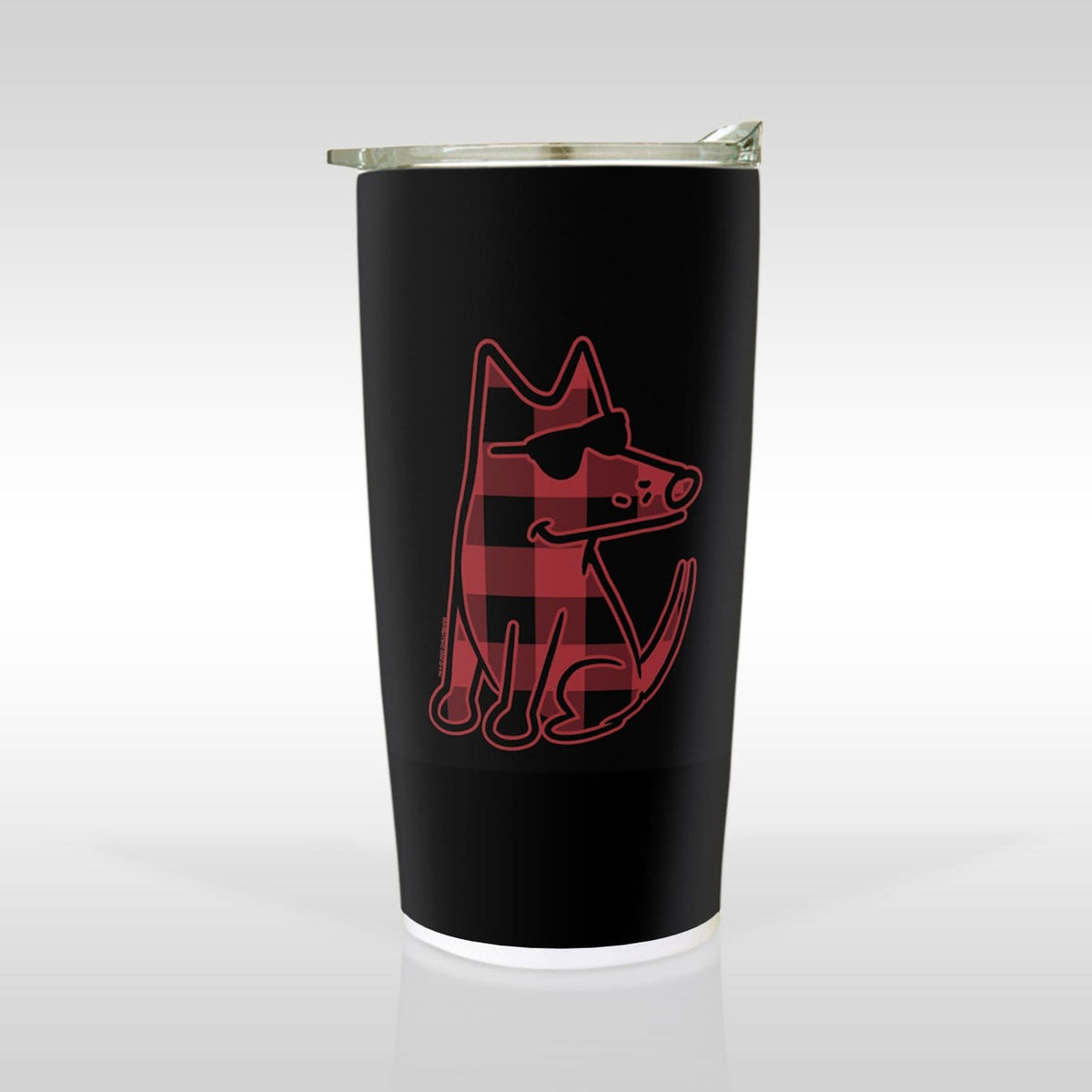 Buffalo Plaid Teddy - Tumbler