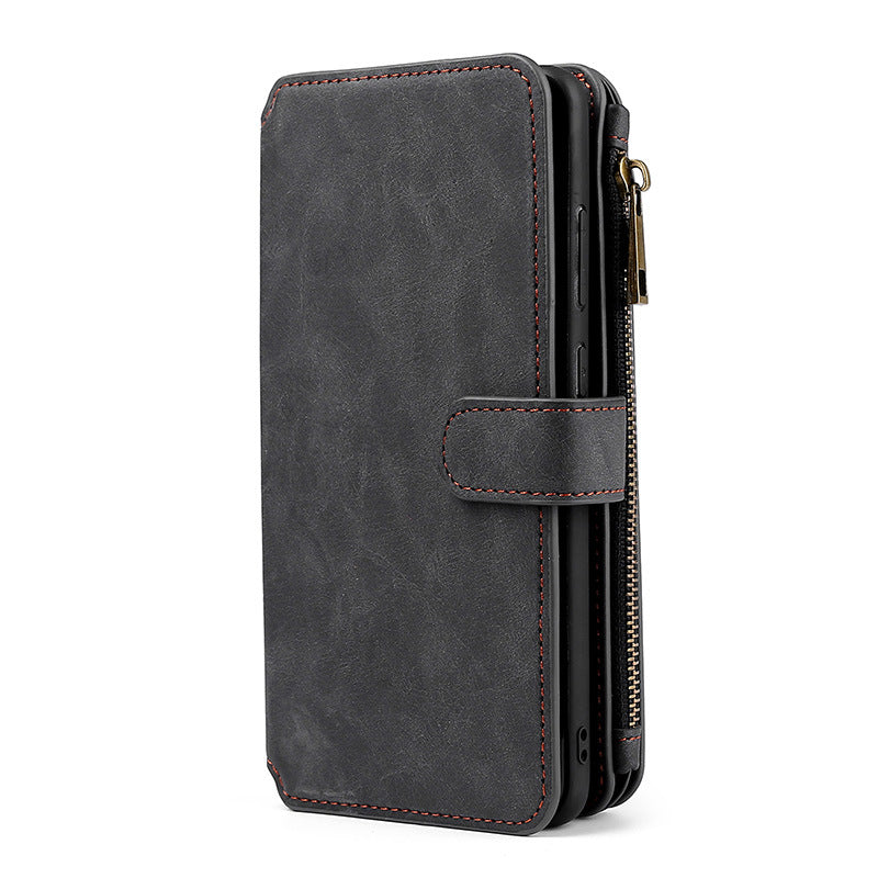 Samsung Galaxy S20plus Wallet Mobile Phone Case Suitable For Note20ultra Multi-Function Card Leather Case S22+