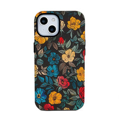 Ins Flower Phone Case Apple 14 Film Case 13Pro Women's Phone Case IP11 Fragmented 15pm