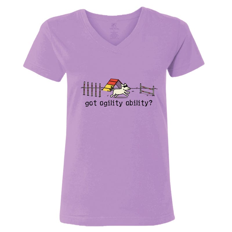 Agility Ability - Ladies T-Shirt V-Neck