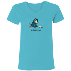 All Booked Up - Ladies T-Shirt V-Neck