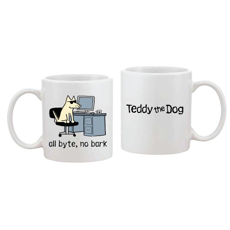 All Byte, No Bark - Coffee Mug