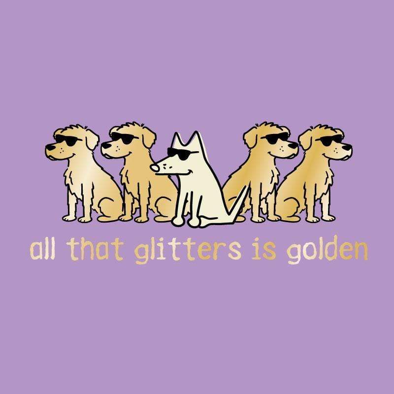 All That Glitters Is Golden - T-Shirt Ladies V-Neck