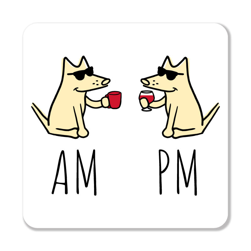 AM PM - Sticker