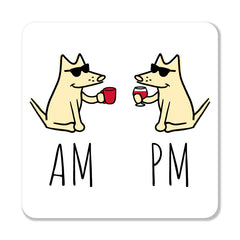 AM PM - Sticker