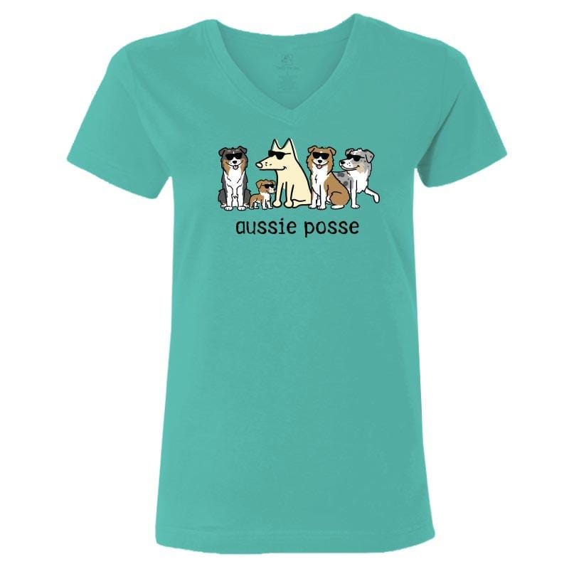 Aussie Posse - Ladies T-Shirt V-Neck