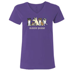 Aussie Posse - Ladies T-Shirt V-Neck