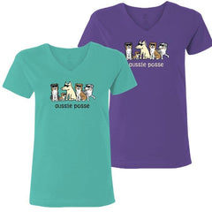 Aussie Posse - Ladies T-Shirt V-Neck