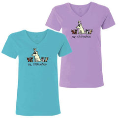 Ay, Chihuahua - T-Shirt Ladies V-Neck