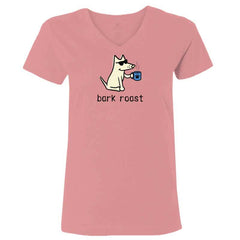 Bark Roast - T-Shirt Ladies V-Neck