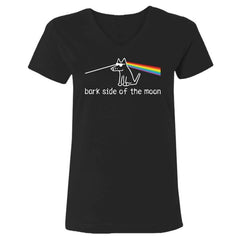 Bark Side Of The Moon - Ladies T-Shirt V-Neck