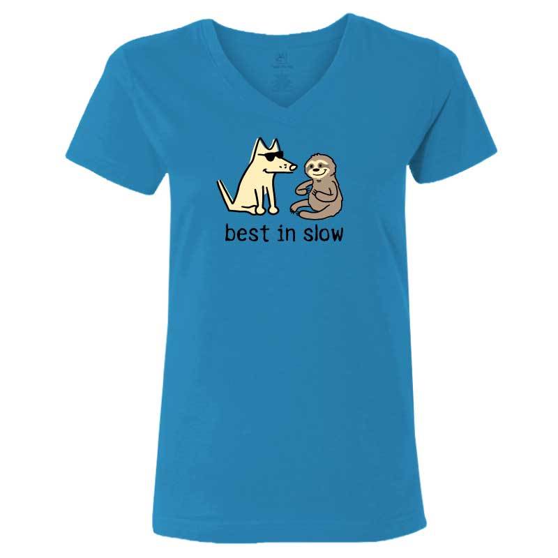 Best In Slow - Ladies T-Shirt V-Neck