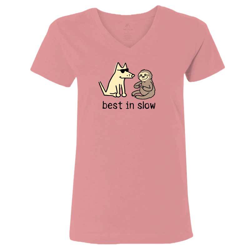 Best In Slow - Ladies T-Shirt V-Neck