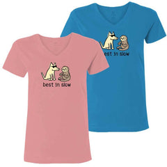 Best In Slow - Ladies T-Shirt V-Neck