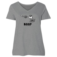 BOOP - Ladies Curvy V-Neck Tee