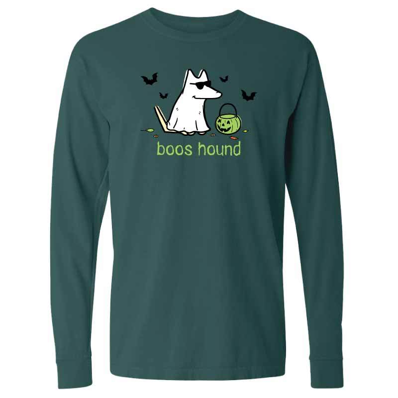 Boos Hound - Long-Sleeve T-Shirt Classic - Teddy the Dog T-Shirts and Gifts