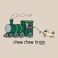 Chew Chew Train - Ladies Curvy V-Neck Tee