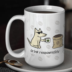 Drink Respawnsibly - Large Coffee Mug