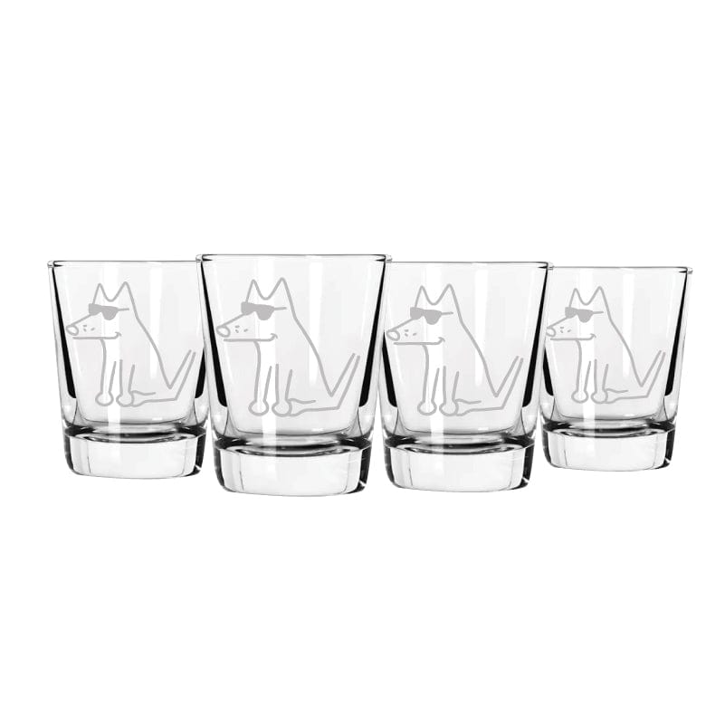 Teddy Shot Glass - 4 Pack