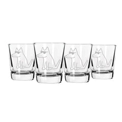 Teddy Shot Glass - 4 Pack