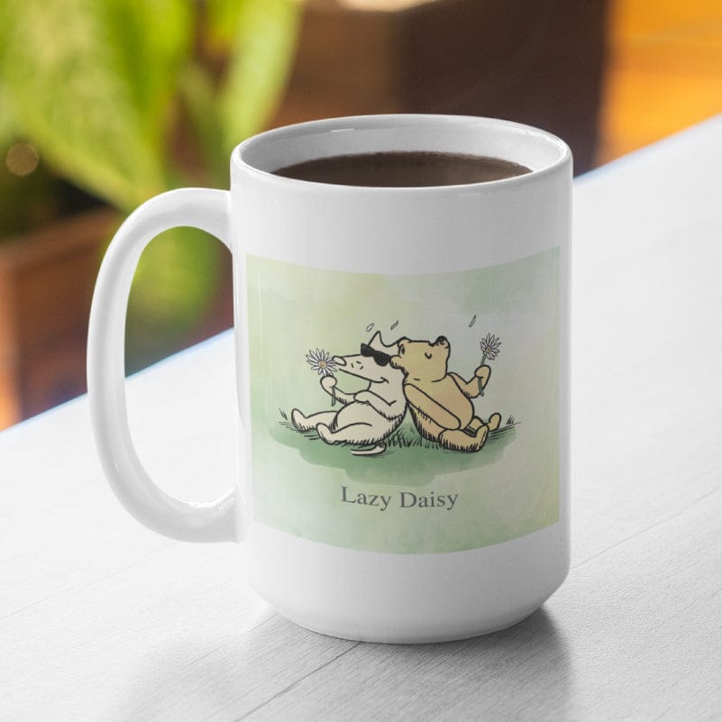 Lazy Daisy - Large Coffee Mug