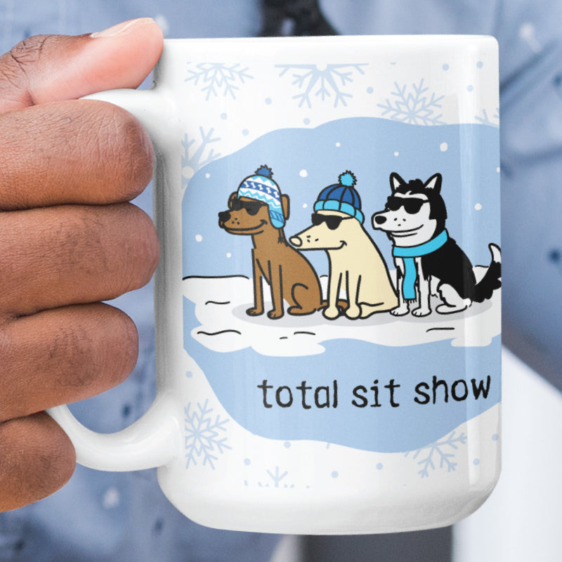 Total Sit Show Snow - Large Coffee Mug