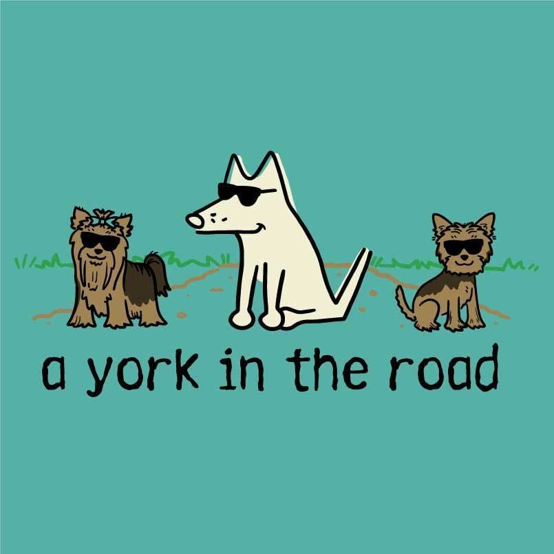 A York In the Road - T-Shirt Ladies V-Neck